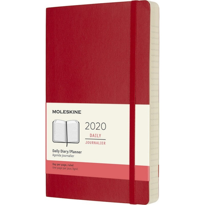 Ежедневник MOLESKINE Classic Soft Large (красный) DSF212DC3